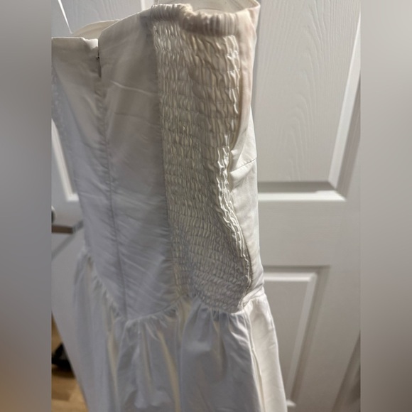 AMANDA UPRICHARD White Strapless Holland Dress - Picture 6 of 15